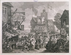 Southwark Fair av William Hogarth