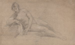 Studie av en naken kvinne av William Hogarth
