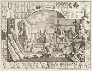 The Analysis of Beauty, Plate 1, 5. mars 1753. av William Hogarth