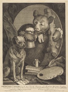 Slåsskjempen av William Hogarth