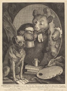 Bruiser av William Hogarth