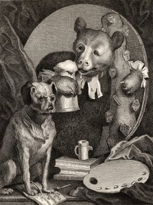 Bruiser Charles Churchill, en gang pastor, i karakteren til en russisk Hercules, gravert av J. Mills, fra 