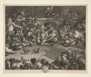 Hanekampen av William Hogarth