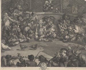 Hanekampen av William Hogarth