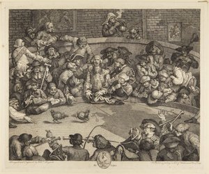 Hanekamparenaen av William Hogarth