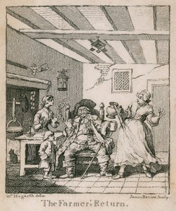 Bondens retur av William Hogarth