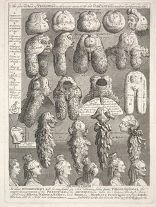 The Five Orders of the Perriwigs, 15. oktober av William Hogarth