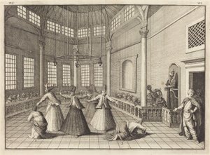 Innsiden av en moske av William Hogarth