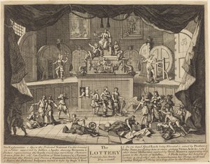 Lotteriet av William Hogarth
