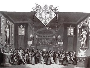Maskeradebilletten av William Hogarth