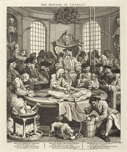 Grusomhetens belønning av William Hogarth