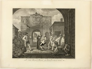 The Roast Beef of Old England av William Hogarth