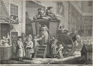Scenecoachen av William Hogarth