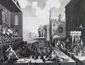 Tidene. Plate II 1762, av William Hogarth av William Hogarth