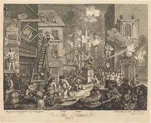 The Times, pl.1 av William Hogarth