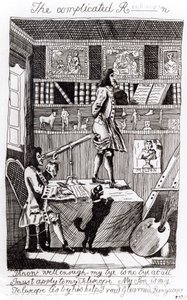 Den kompliserte Richardson, 1724 av William Hogarth