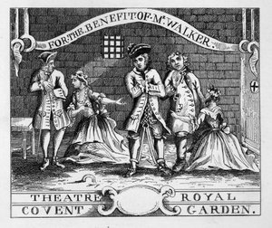Theatre Royal, Covent Garden av William Hogarth