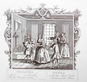 Teater Royal; Drury lane; London av William Hogarth