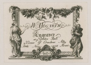 Byttekort for W Hogarth av William Hogarth