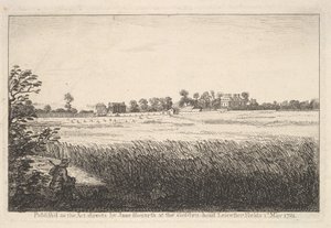 Utsikt over Ranbys House, 1. mai 1781. av William Hogarth