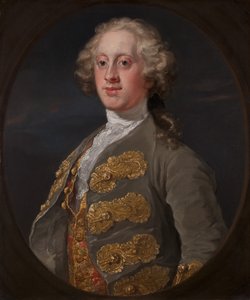 William Cavendish, Marquess of Hartington, senere fjerde hertug av Devonshire, 1741. av William Hogarth