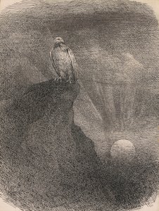Genius, 1865-95 (penn, blekk og grafitt på papp)