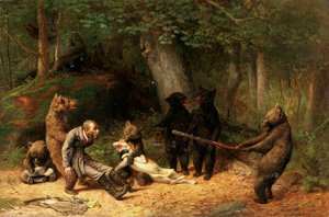 Making Game of the Hunter, 1880
