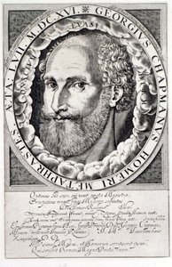 Portrett av George Chapman (ca. 1559-1634) ca. 1609-10
