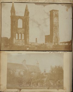 St. Regulus Tower og East Gable of St. Andrews Cathedral fra nordvest. av William Holland Furlong