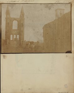 East Gable og South Aisle of St. Andrews Cathedral med St. Regulus Tower, fra nordvest. av William Holland Furlong
