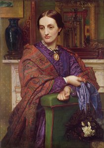 Portrett av Fanny Holman Hunt (1833-66) 1866-68
