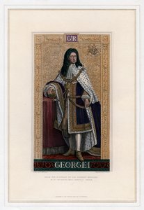 George I, konge av Storbritannia av William Home Lizars