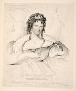 Hennes nådigste majestet dronning Adelaide, mest respektfullt presentert for abonnentene på New North Briton, pub. 1830 av William Home Lizars