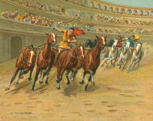 Races Historiske og Moderne, Roman Chariot Races (chromolitho)