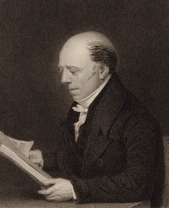 Portrett av Vincent Novello 1781-1861, 1830. av William Humphrys