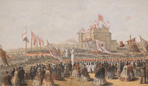 Åpning av Baxter Park Dundee 9. september 1863 av William Husband McFarlane