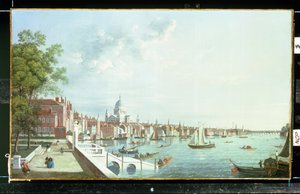 Themsen fra Somerset House, ser nedstrøms