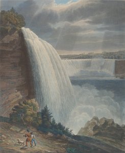 Niagara Falls fra Foot of Staircase, 1829.