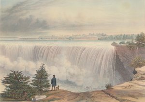 Niagara Falls from the Table Rock, utgitt 1840.