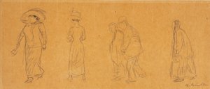 Fem figurer av William James Glackens