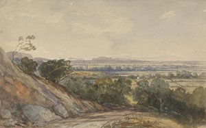 Cleeve, Somerset, med Bridgewater Bay i det fjerne av William James Muller