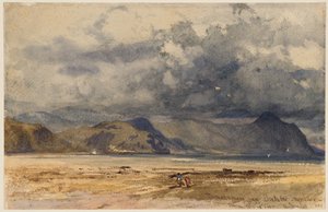 Penmaenmawr fra Llandudno av William James Muller