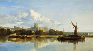 Utsikt over katedralen i Bristol av William James Muller
