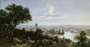 Utsikt over Bristol fra Clifton Wood av William James Muller
