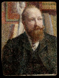 Portrett av Alfred Verhaeren ca. 1890 (olje om bord) av William Jelley