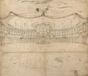 Design for Rotunda, Ranelagh Gardens av William John Newton