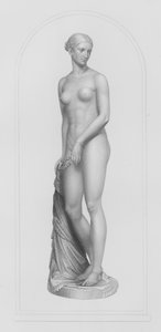 Den greske slaven, gravert av W Roffe fra statuen i marmor av Hiram Powers (gravering)