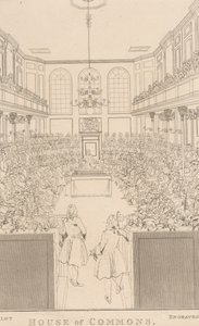 Underhuset, slik det så ut i 1741-2 av William Johnstone White