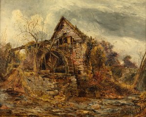 The Old Mill (olje på lerret)