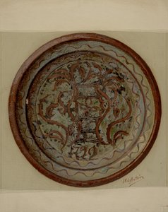 Pa. tysk plate, ca. 1937.